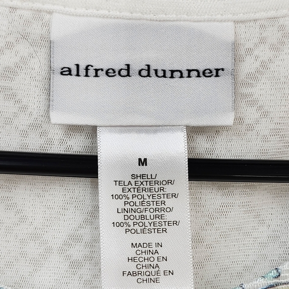 Alfred Dunner Women's Medallion Floral Knit Top - M - Picture 4 of 7